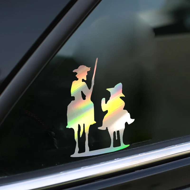 STICKER VINYL Famous novel Don Quixote Cervantes character sketch  CAR STICKER