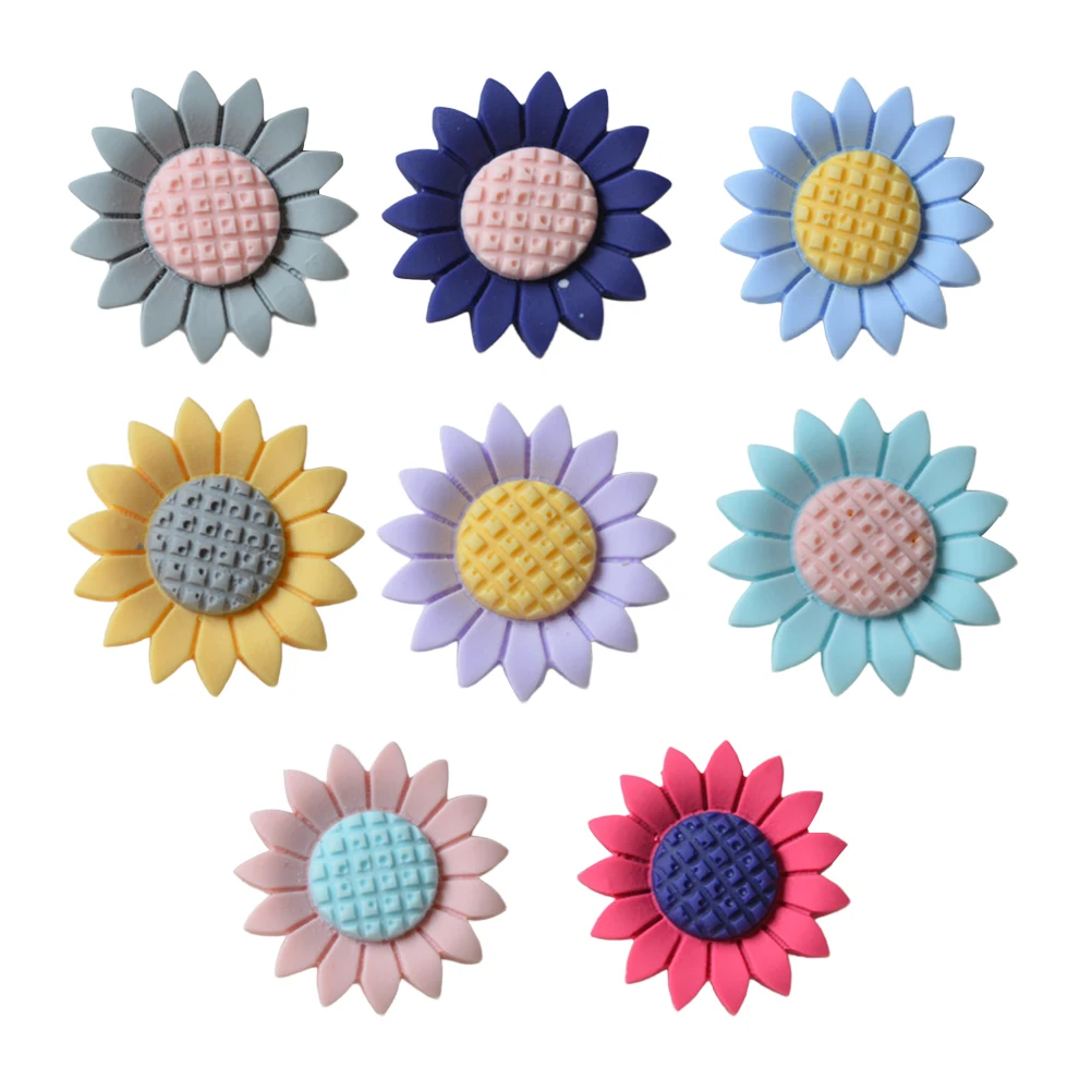 

100pcs Hairpin Accessories Resin Material Durable Lightweight DIY Flower Piece Headdress Decor Hair Rope Clip Jewelry Craft