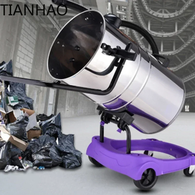 Desktop Electric Vacuum Cleaner Industrial Factory Dust Car Wash Cleaner 1800W While Pushing And Sucking Suitable For Small And