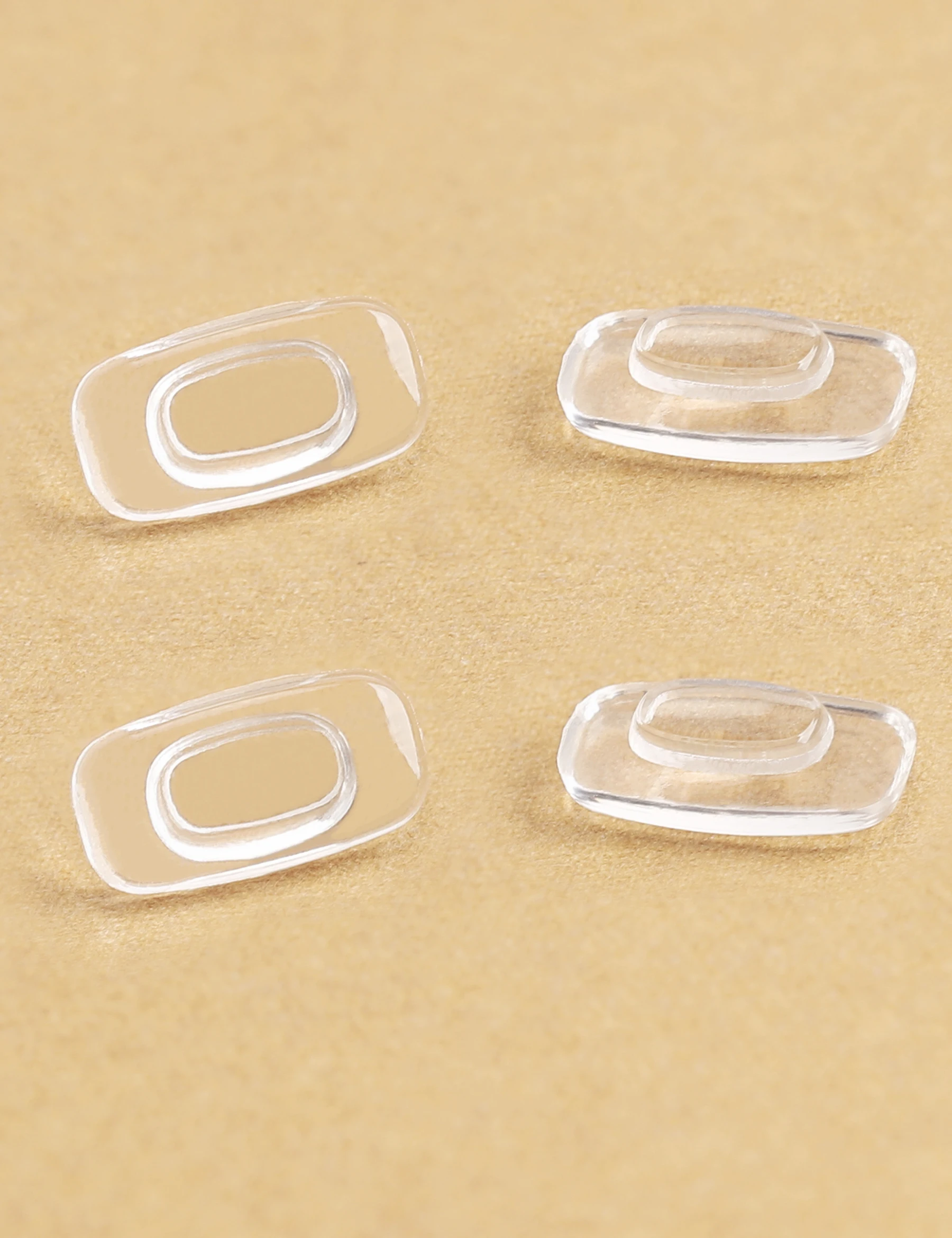 LOCKFIT Replacement Nosepads Rubber Nose Pieces for Oakley Chrystl OO4136, Coldfuse OO6042, Cathode OX3233, Cartridge OX5137 Kit