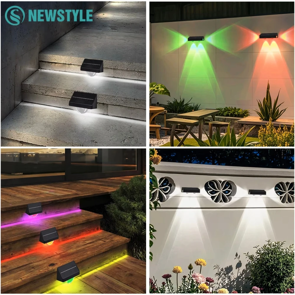 Waterproof Junction Box Solar - 4 luces solares de pared para