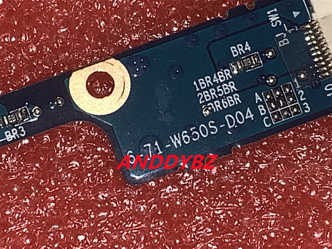 for HASEE FOR Clevo W650SJ W650SS W650SR W650SF W650SC W650SF K640D K640E K670E K650E Power Button Board Cable 6-71-W650S-D04