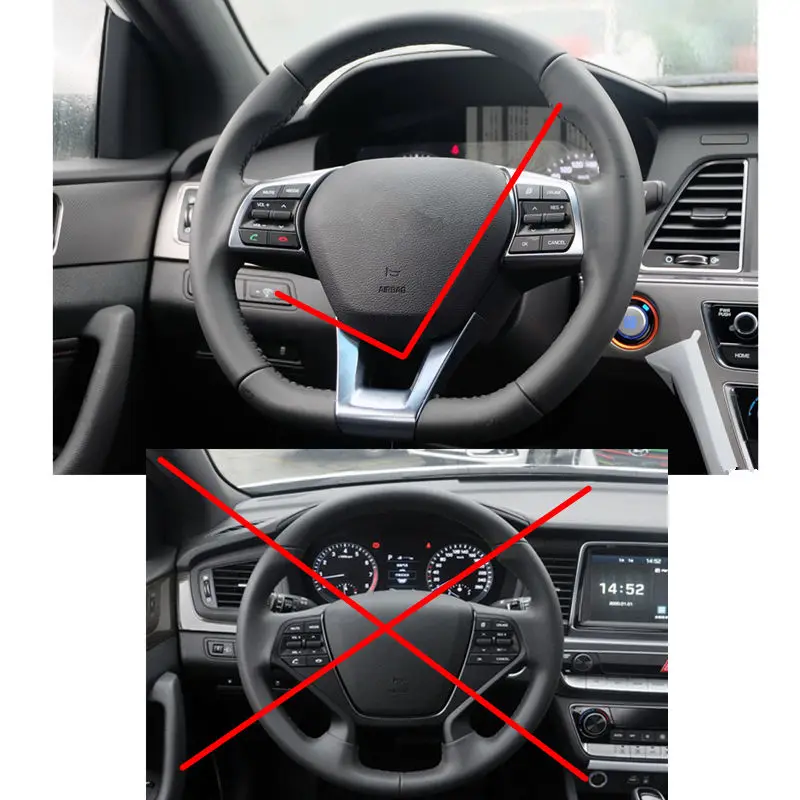 For Hyundai Sonata LF 2016-2018 Steering Wheel Buttons Bluetooth Phone Cruise Control Remote Control button left music button