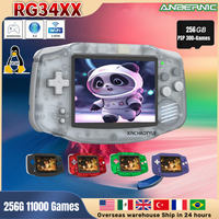 ANBERNIC RG34XX Retro Handheld Game Console 3.4''IPS Screen Linux System HDMI Output Classic Remake Game Player Sentimental Gift