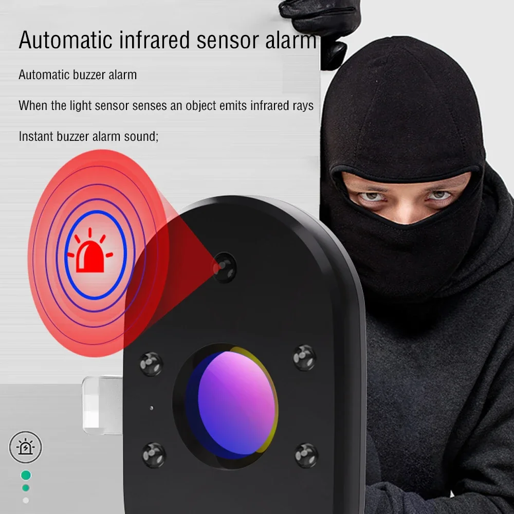 محمول مكافحة كاميرا الأشعة تحت الحمراء للكشف عن يده المضادة للبيرس كاشف مكتشف لفحص الثقب والكاميرات