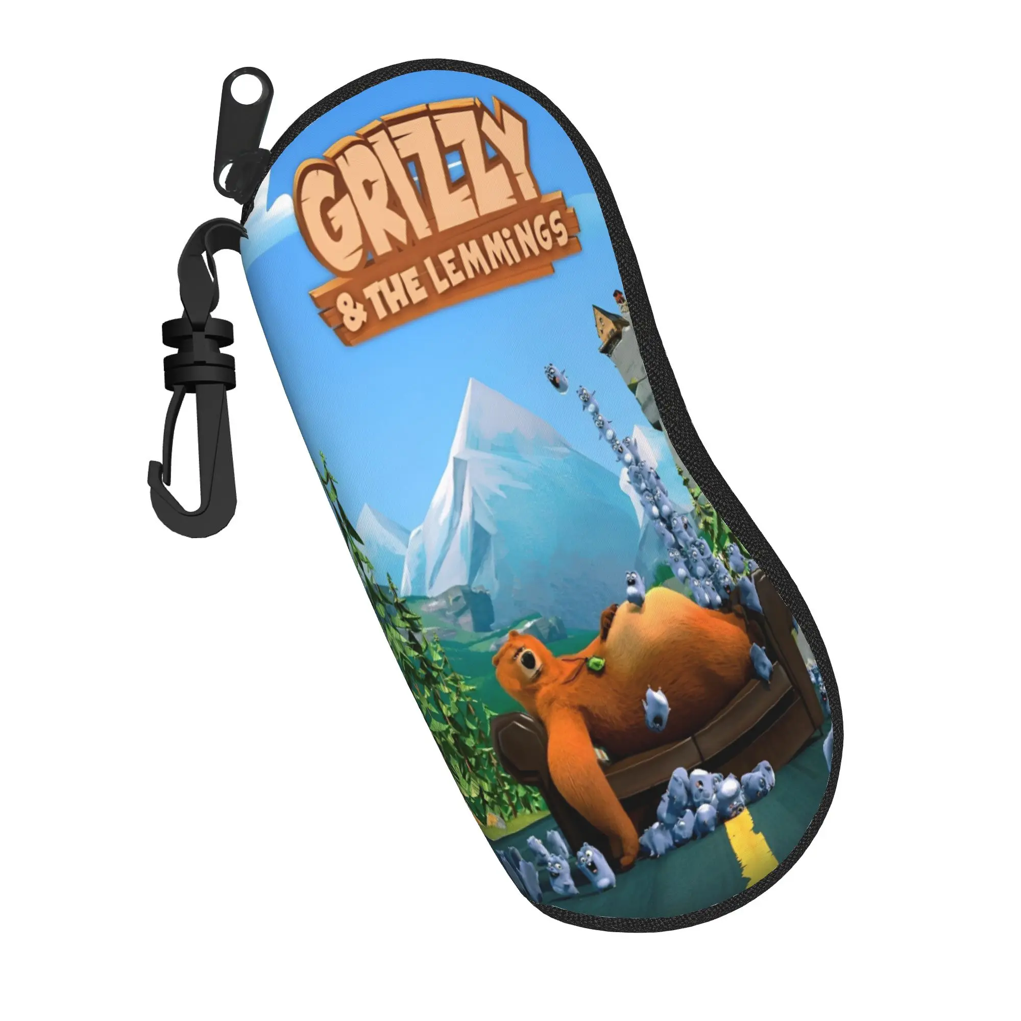 Grizzy and The Lemmings Cartoon Glasses Case Men Women Convenient Accessories  Sunglasses Storage Box Gift Eyewear Container
