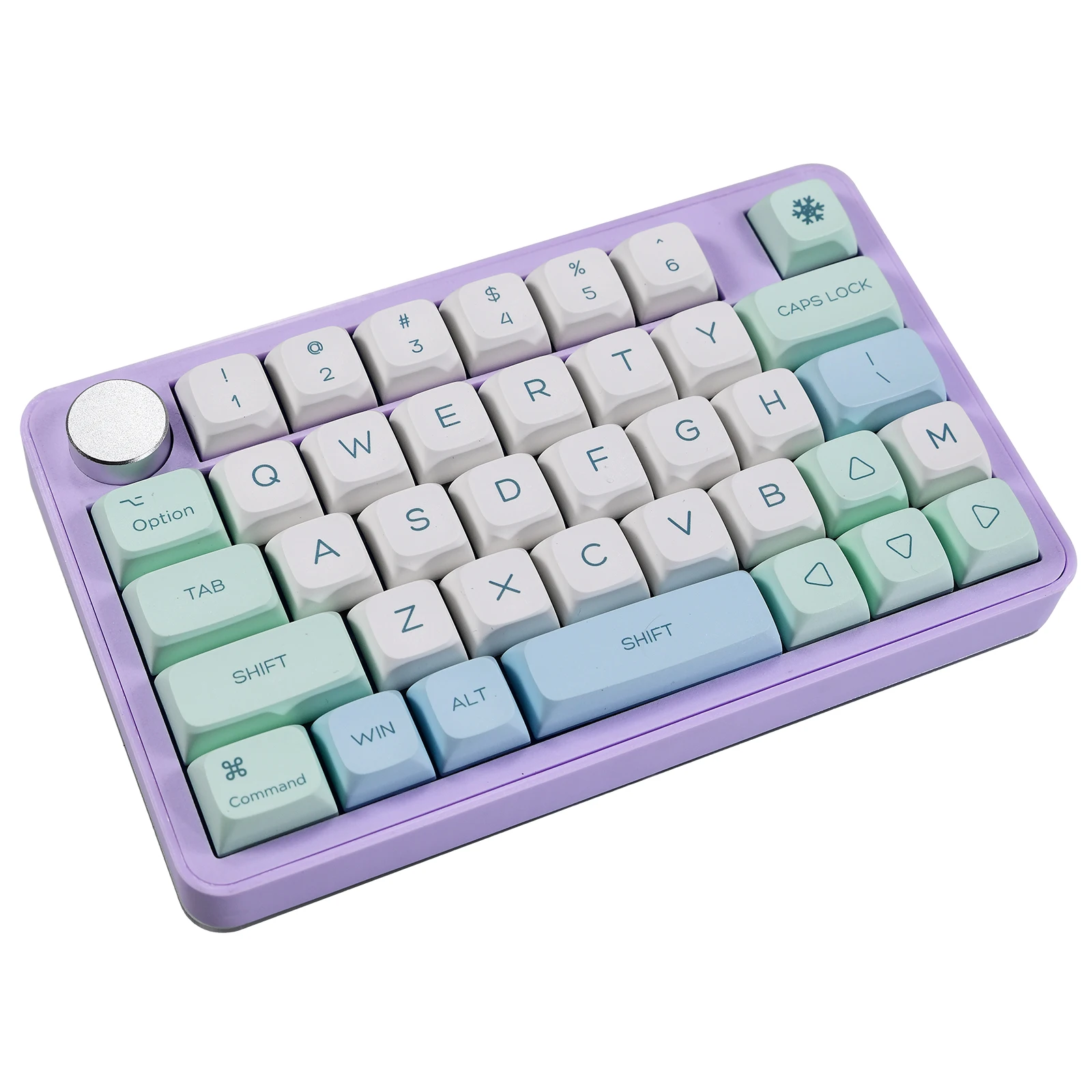 MK40 Mini Mechanical Keyboard Multifunctional Knob Wired Programmable RGB Backlit Customized Drawing Keyboard Designer Office Pc