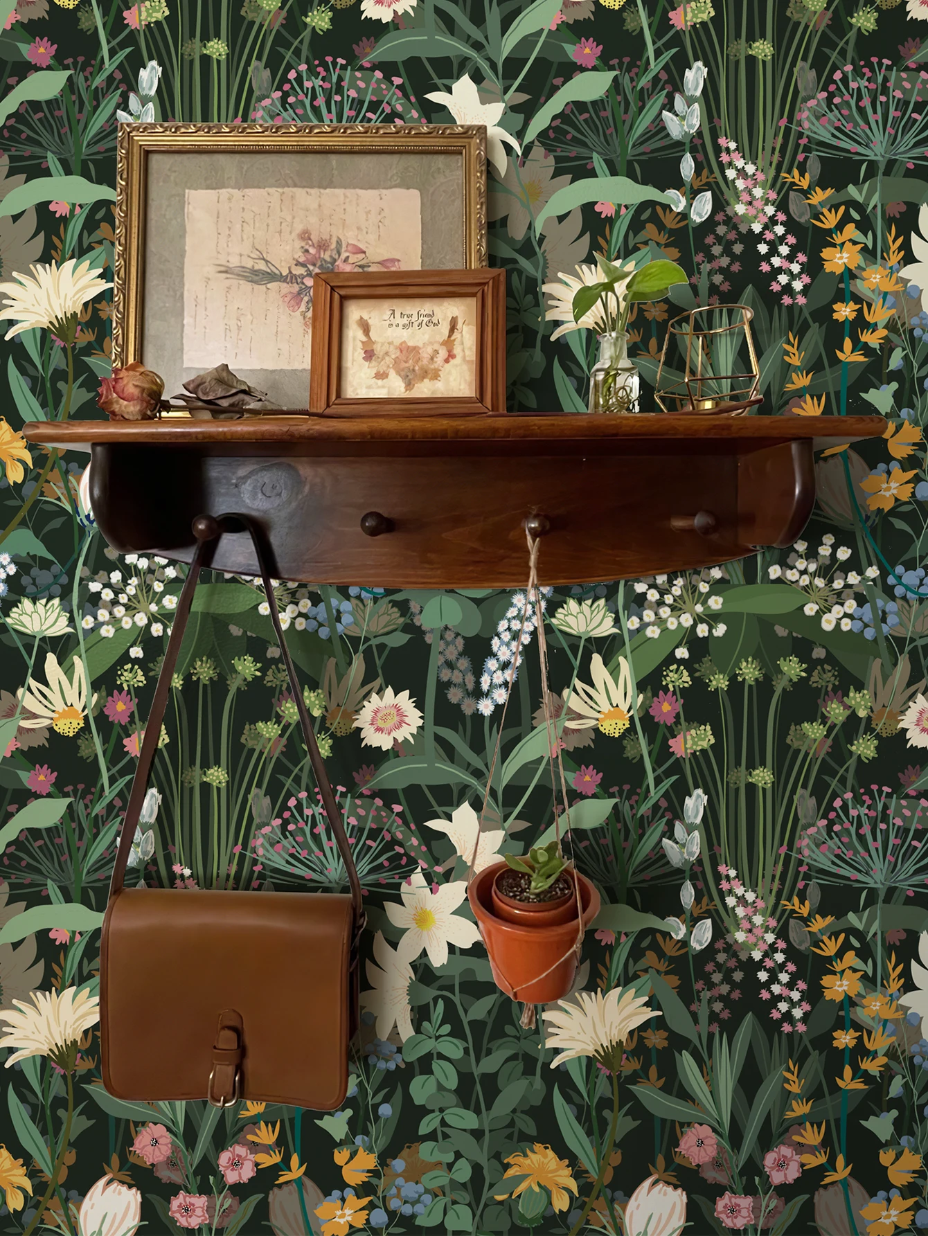 10M Floral Self Adhesive Wallpaper 100% Waterproof Wear Resistant Wall Sticker Removable For Home Decoration WallPaper Sticker