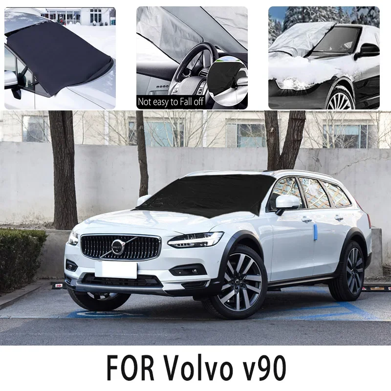 

Carsnow cover front coverfor Volvo v90 snowprotection heat insulation shade Sunscreen wind Frost prevention car accessories