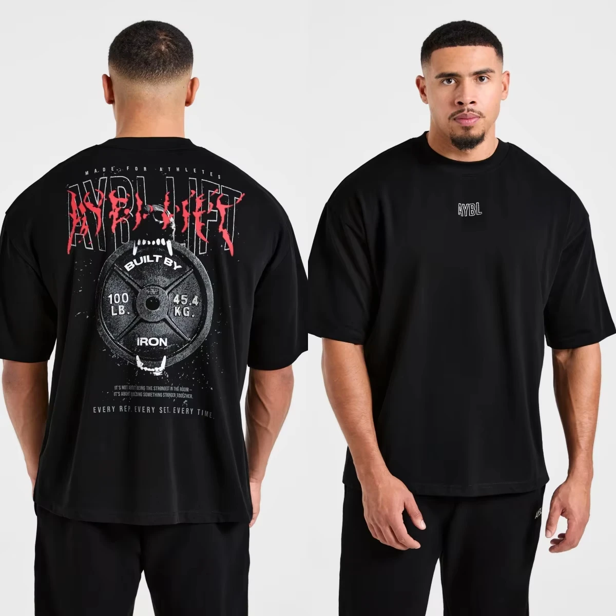 Cam Kissel Persist Oversized AY Logo Fitness Brand T-shirt Cotton Graphic Tee Men Women Summer Streetwear