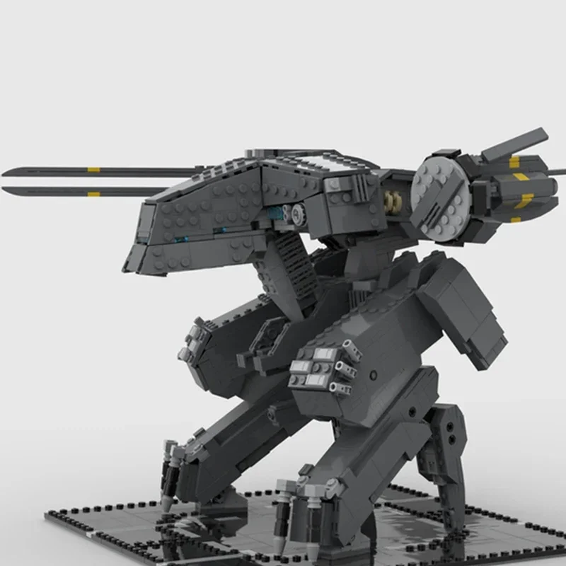 Moc Mattoni da costruzione Arma militare Modello Metal Gear Mecha Tecnologia Blocchi modulari Regali Giocattoli per bambini Set fai da te Assemblaggio