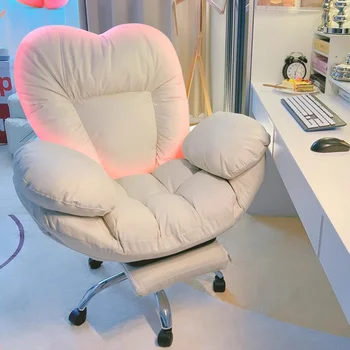 เก้าอี้สำนักงานขนาดเบาสำหรับลานบ้านเก้าอี้ห้องรับแขกห้องนอนสำหรับร้านเสริมสวยเก้าอี้สำนักงานหรูหรา perabot rumah