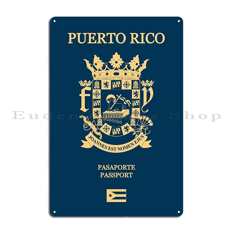 Caracas Venezuela Passport Metal Sign Rusty Cinema Mural Customize Wall Caracas Tin Sign Poster