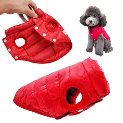 Vestiti per cani di piccola taglia inverno caldo gilet per animali domestici cappotto per Chihuahua Bulldog francese vestito Yorkies giacca accessori per cani Ropa Perro