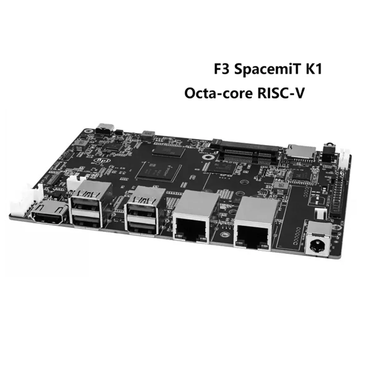 Untuk Banana Pi -F3 spacmemancarkan K1 8 Core Chip RISC-V 2G LPDDR4 8G EMMC 2.0 atasan AI papan pengembangan kelas daya komputasi