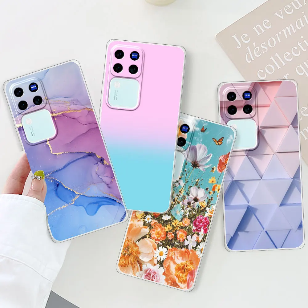 For Vivo S18 Pro /S18 5G V2323A Case Clear Soft Silicone Phone Case For Vivo S17 Pro Shockproof Cover for Vivo S18Pro S17T Funda