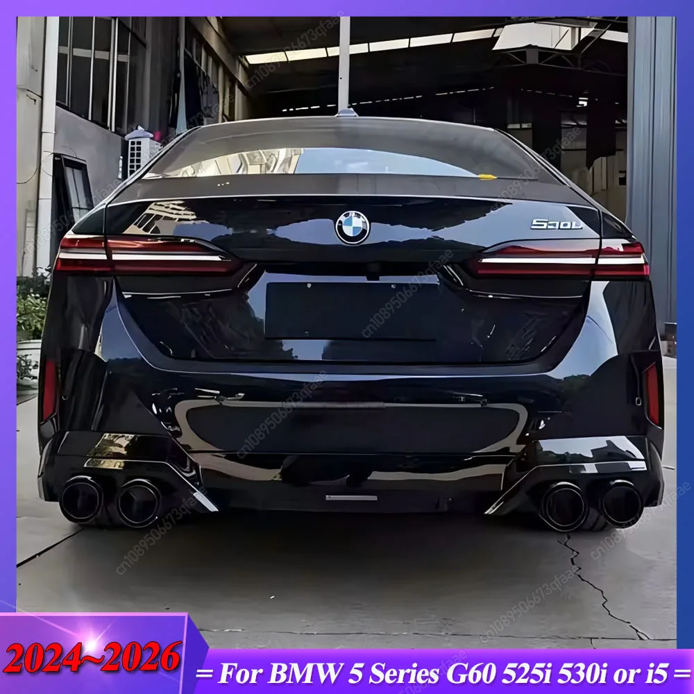 

2Pcs For BMW 5 Series G60 or i5 2024-2026 Sport Exhaust Decoration Cover Pipe Trim Tuning Accessories Body Kit Exterior Part