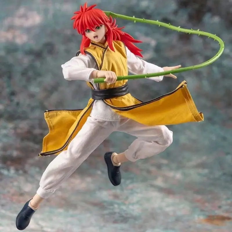 En Stock: Figuras de Acción Coleccionables de Yu Yu Hakusho: Kurama (Forma Yoko) / Kuwabara / Yusuke Urameshi (Versión Batalla) - Regalo Ideal