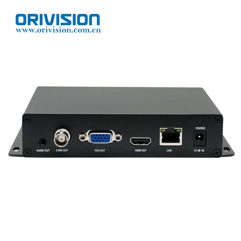 ORIVISION 4K HDMI Decoder H.265 H.264 HDMI VGA CVBS Video Decoder