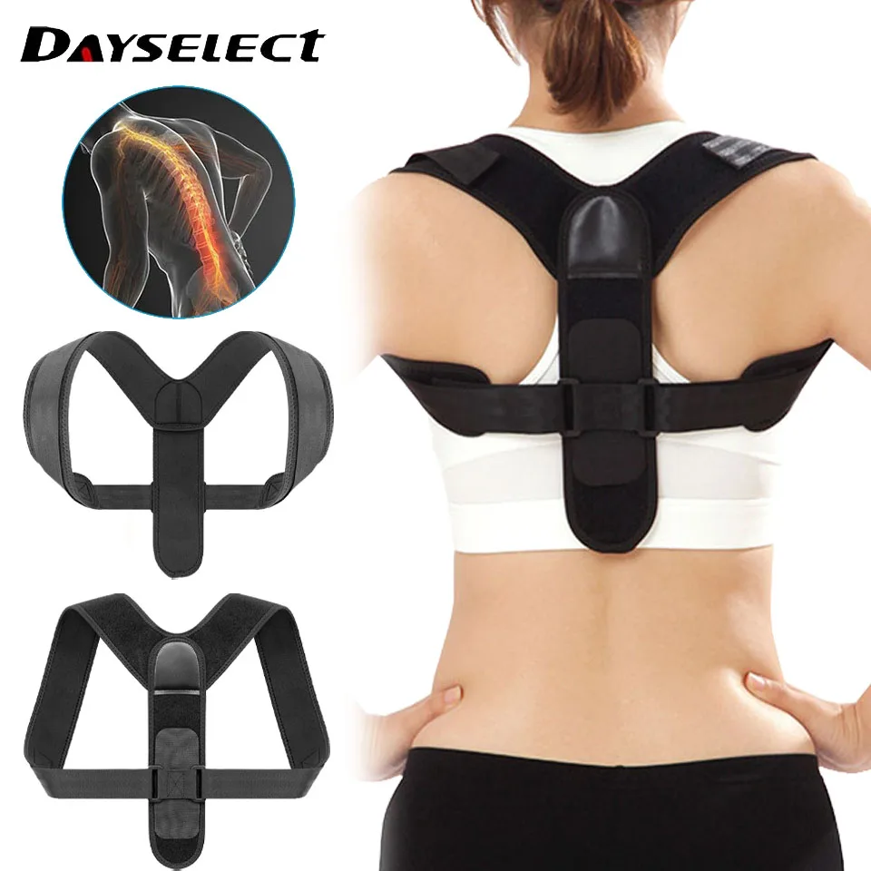 

Регулируемый Корректор осанки сколиозный ортопедический пояс для поддержки позвоночника и плеч