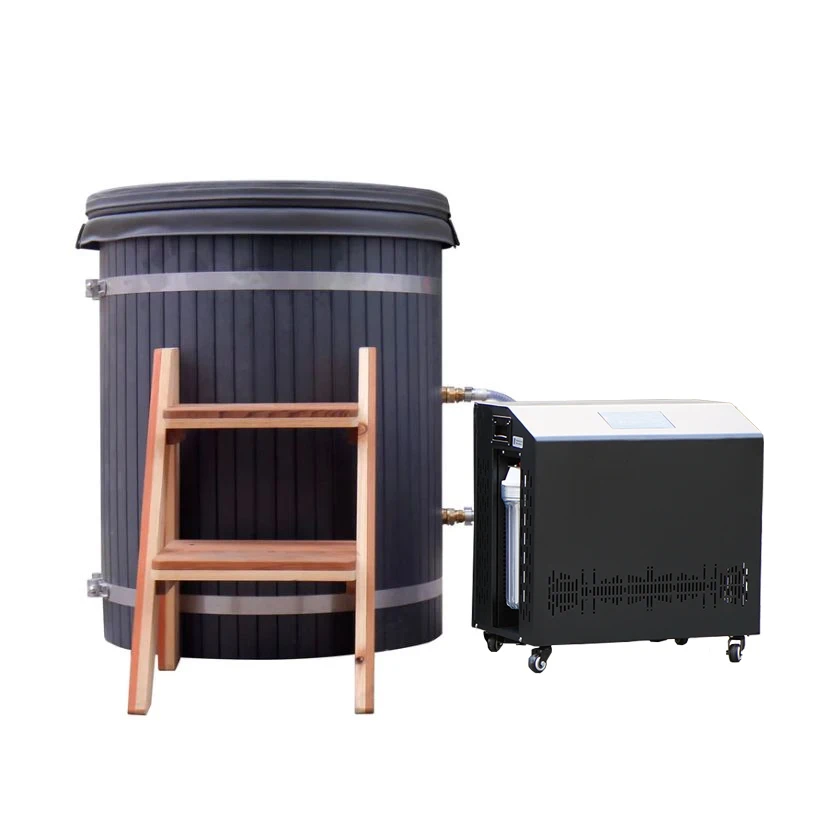 Portable Ice Bath Chiller 1HP Ozone Filter Cooling System Cold Plunge Machine Sports Use Outdoor Indoor Fitness Use Water Contro