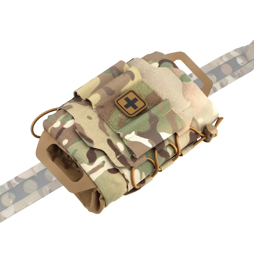 OPHIDIAN Outdoor Quick Pull-out Medical Bag Travel MOLLE Accessory Bag, Mountaineering Waist Bag, Medical Bag