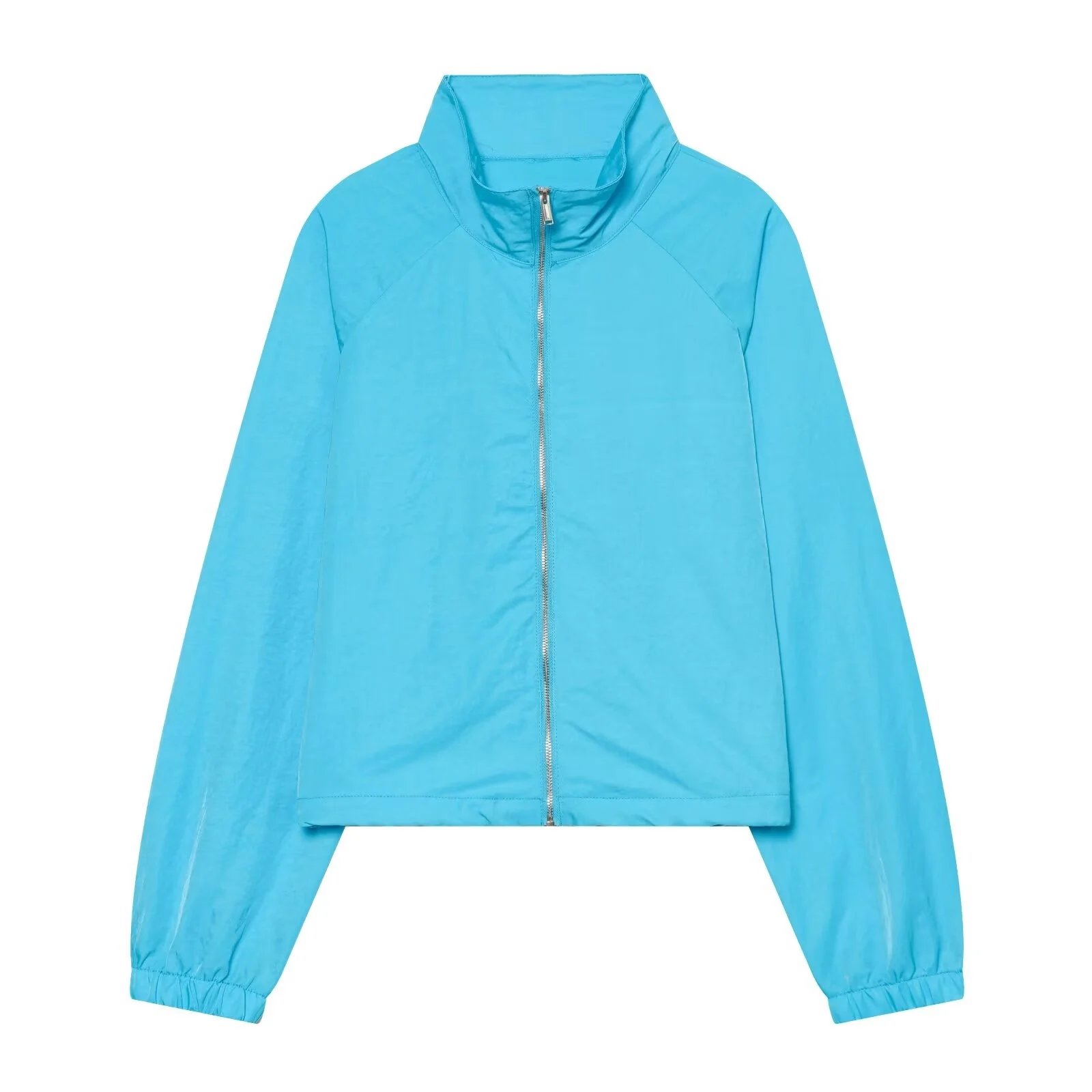 Guobioziy Women's Technical Fabric Zipper Jacket 2026 Fall Stand Collar Long Sleeve Women's Winter Jacket with Pockets