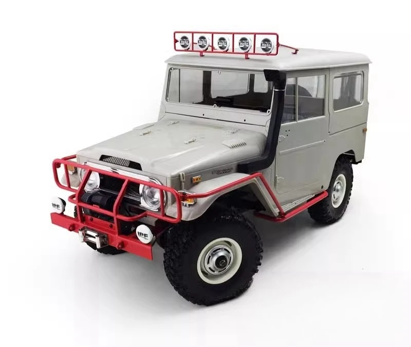 Scale 1/10 Roof Metal Spotlight Rack, rock crawler rc 1/10. Traxxas trx4 blazer K5, RC4WD Gelande2 FJ40, scx10 ii 90046 jeep XJ