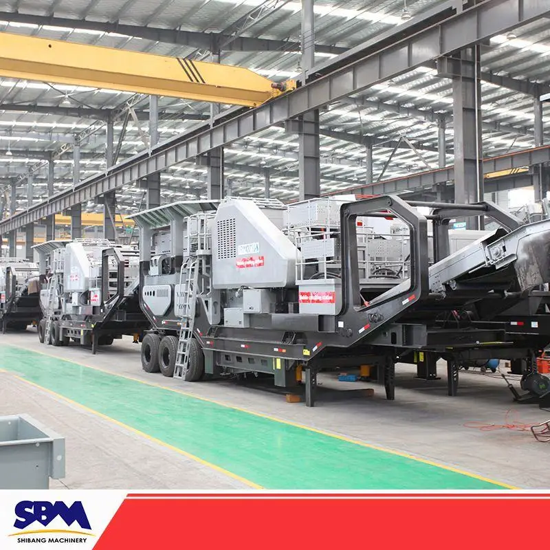 Hot Sale Portable Movable Gold Concrete Mobile  Crushing Use Construction Manufacturing