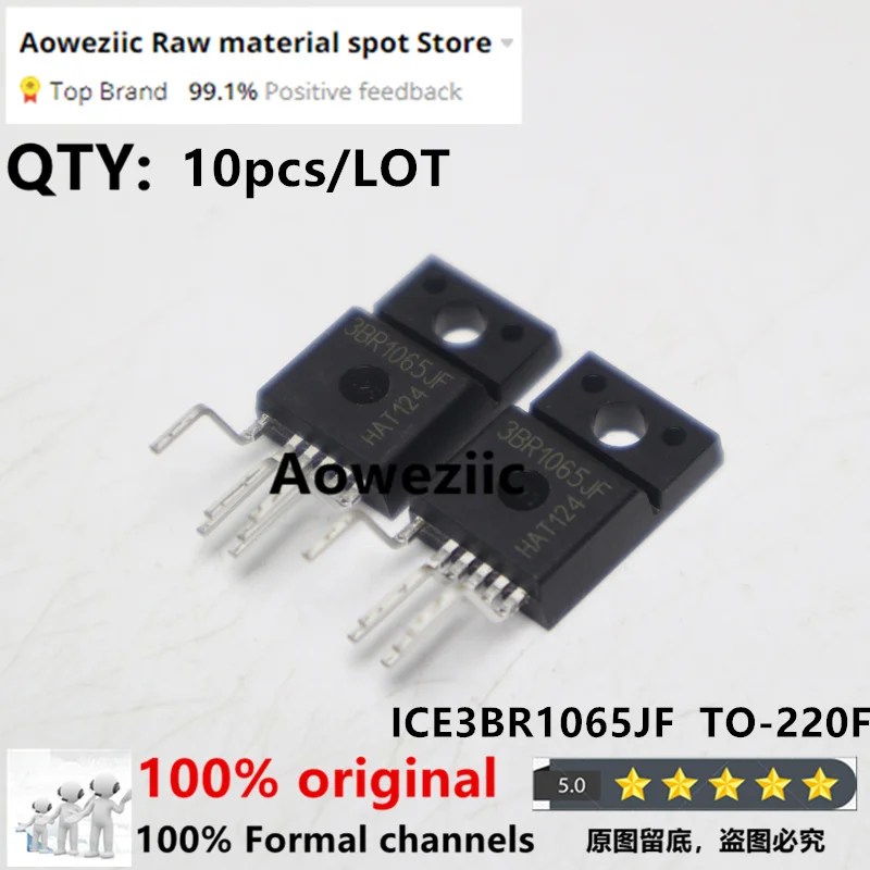 Aoweziic  100% New Imported Original  ICE3BR1065JF  3BR1065JF   ICE3BR2565JF 3BR2565JF  Switching Power ControllerTO-220F