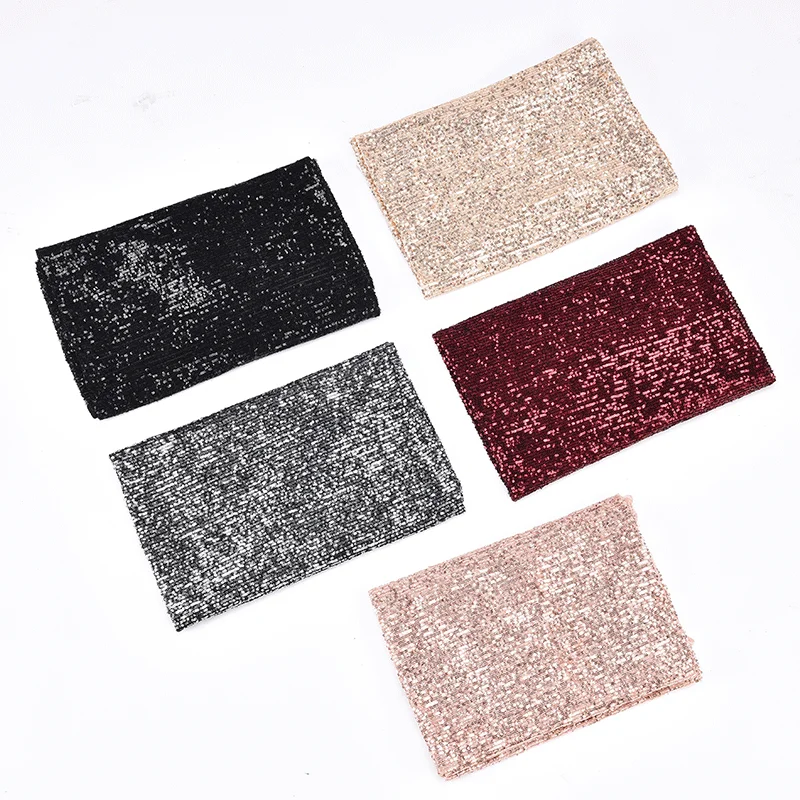 

Encrypt Elastic Sequin Embroidered Mesh Fabric for DIY Sewing Dress Shawl Stage Costume Tablecloth Clothing Fashion Cloth
