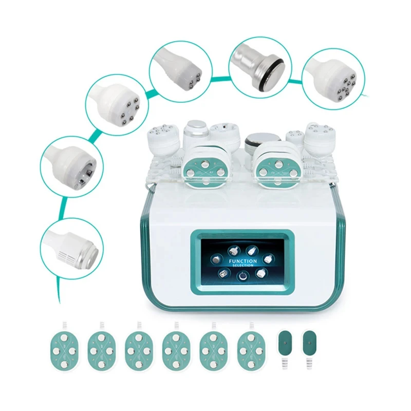 

40K Lipo 8 In 1 S Shape Fat Cavitation Vacuum Negative Pressure RF Ultrasonic System Slimming Machine