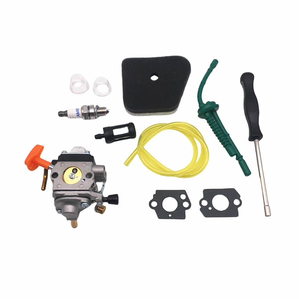 FS100 C1Q-S174 Carburetor + Air Filter + Adjustment Tool + Fuel Line for STIHL FS87 FS90 FS100 FS110 FS130 HL90 HL95 HL100 HT100