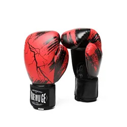 Rękawice bokserskie dla mężczyzn Kobiety PU Karate Muay Thai Guantes De Boxeo Free Fight MMA Sanda Training Sprzęt dla dorosłych i dzieci