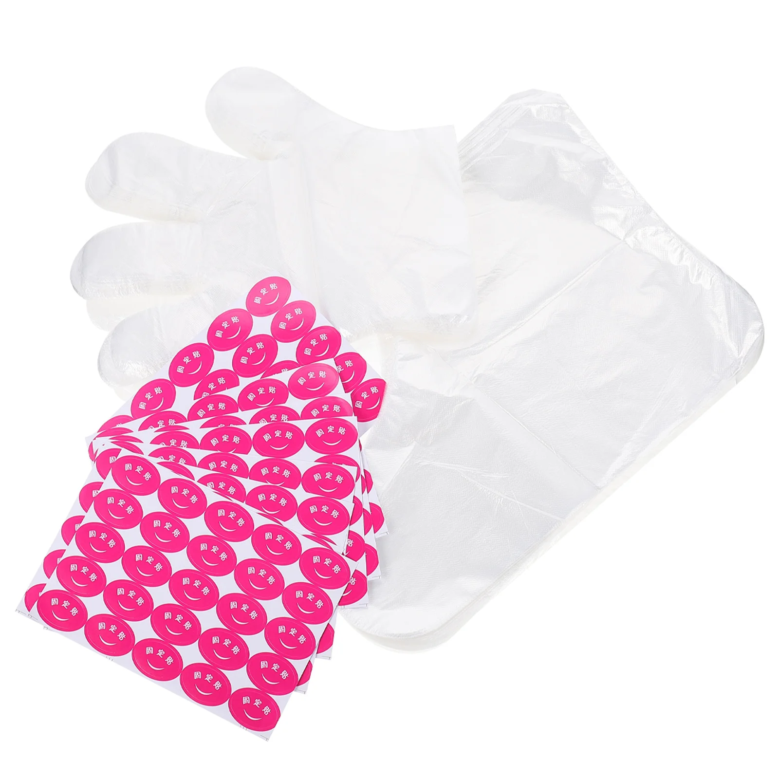 1 مجموعة المتاح القدم واليد يغطي قسط المواد تحديد ملصقات آمنة صديقة للبيئة سبا الرطوبة قفازات المهنية القدم