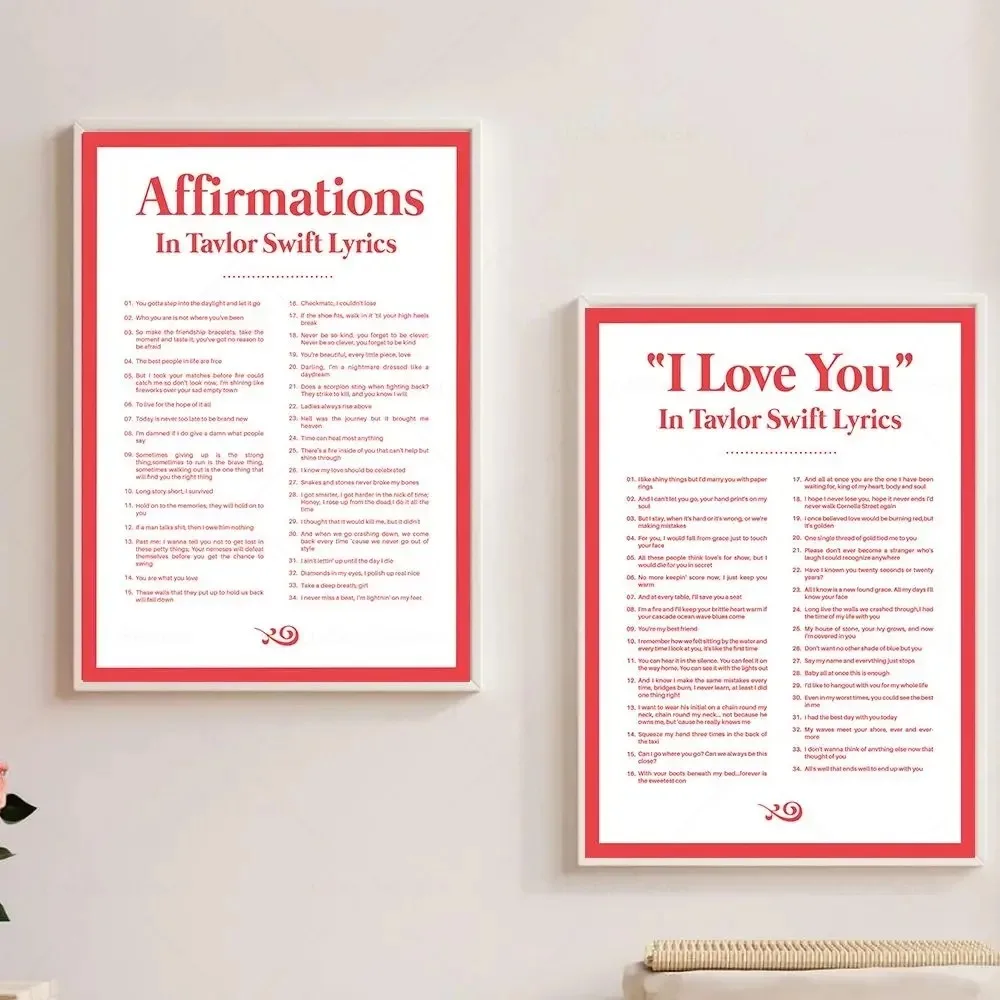 لوحة قماشية صورة فنية جدارية ، اقتباسات موسيقية ، أحبك في تايلور ، كلمات سريعة ، ملصق الطريق ، مغني قديم ، تأكيد ، ديكور الغرفة