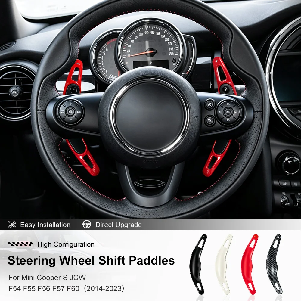 Car Steering Wheel Shift Paddle Shifter Extension Cover For Mini Cooper S JCW F54 F55 F56 F57 F60 High Configuration Accessories