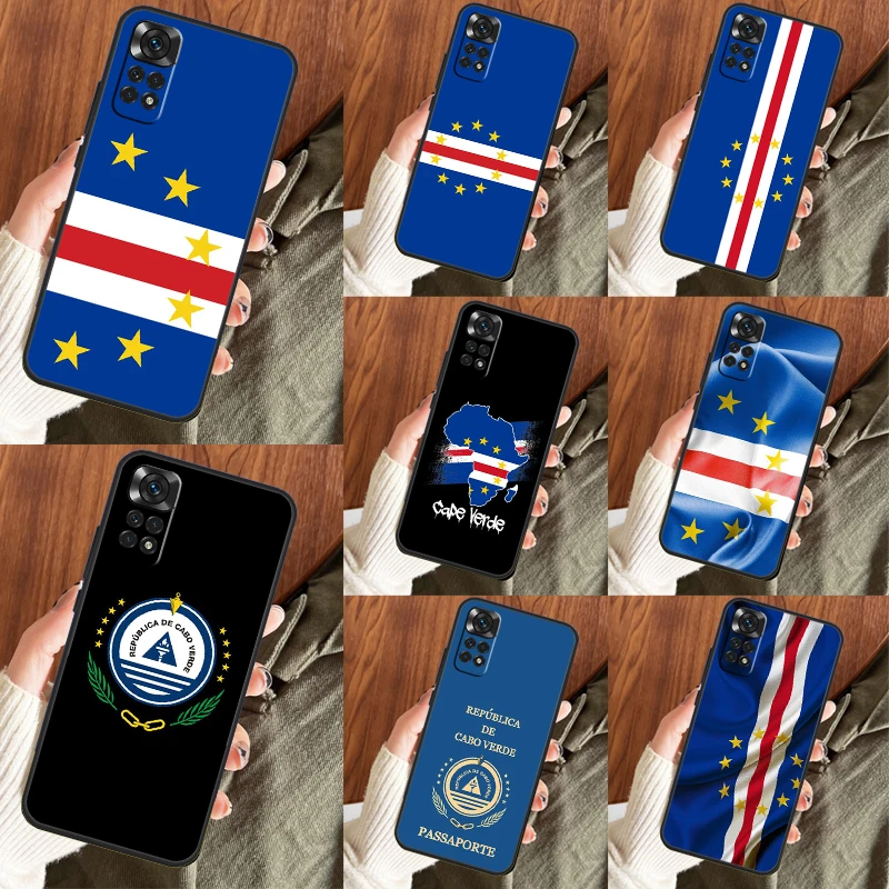 Cape Verde Flag For Xiaomi Redmi Note 12 Pro Plus Case Redmi Note 10 9 8 11 Pro 11S 10S 9C 12C 10C Cover