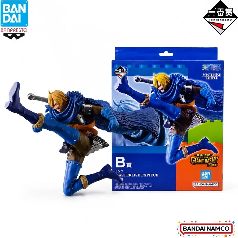 In Stock Bandai Original Ichiban Kuji One Piece Sanji Action Figure Model Doll Brand New Boxed Anime Characters Toys Model