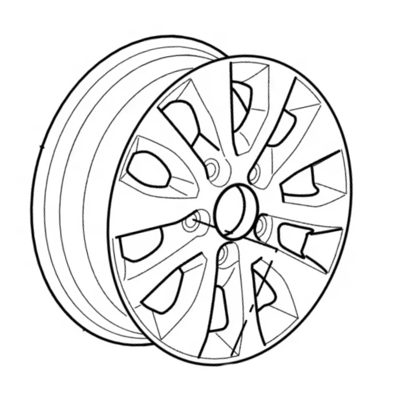 SAIC MAXUS V80 Original Alloy Wheels Aluminum Wheels C00103054