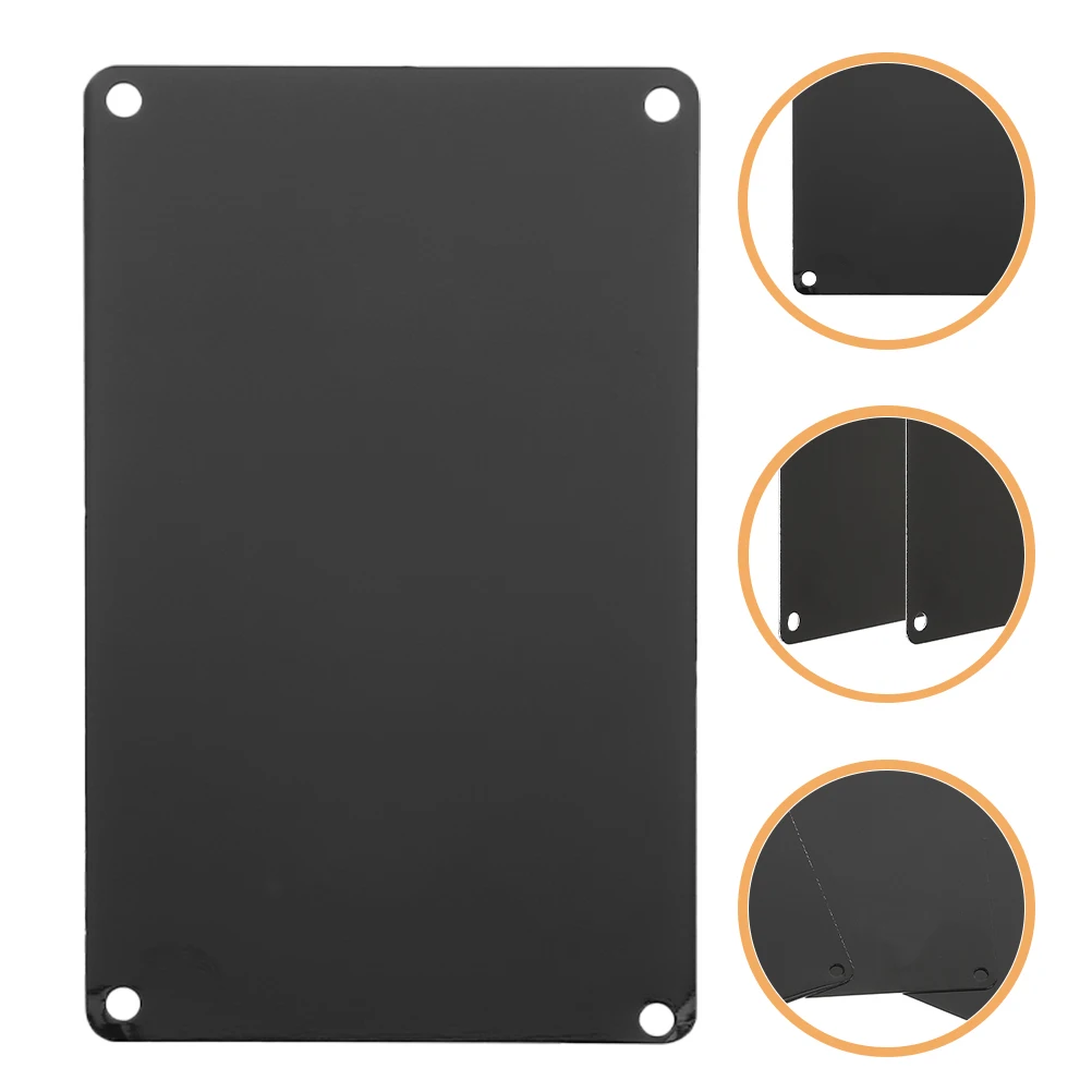 10pcs Blank Nameplate Signs Craft Metal Multifunction Engraving Doorplate Aluminum Hotel Supply DIY Accessory Gift