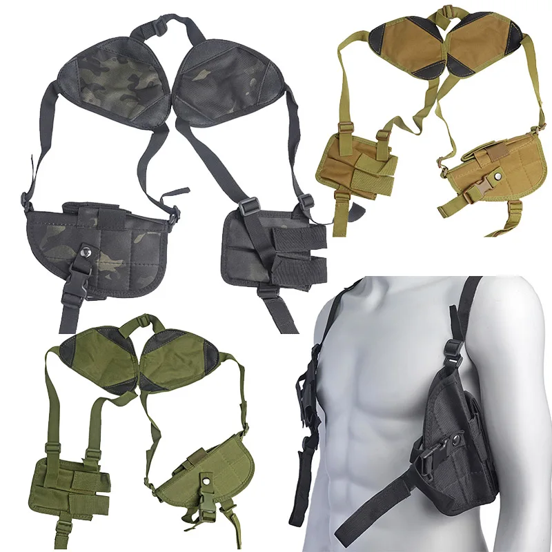 

Tactical Holster Hidden Under right sides Armpit General Purpose Shoulder Holster Removable Combination Pistol Holster