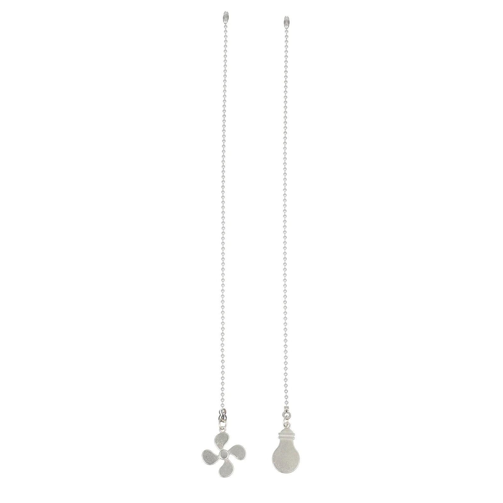 

2 Pcs Chandelier Light Globe Bulbs Fan Pendant Chain for Ceiling Switch Pull Extension Cords
