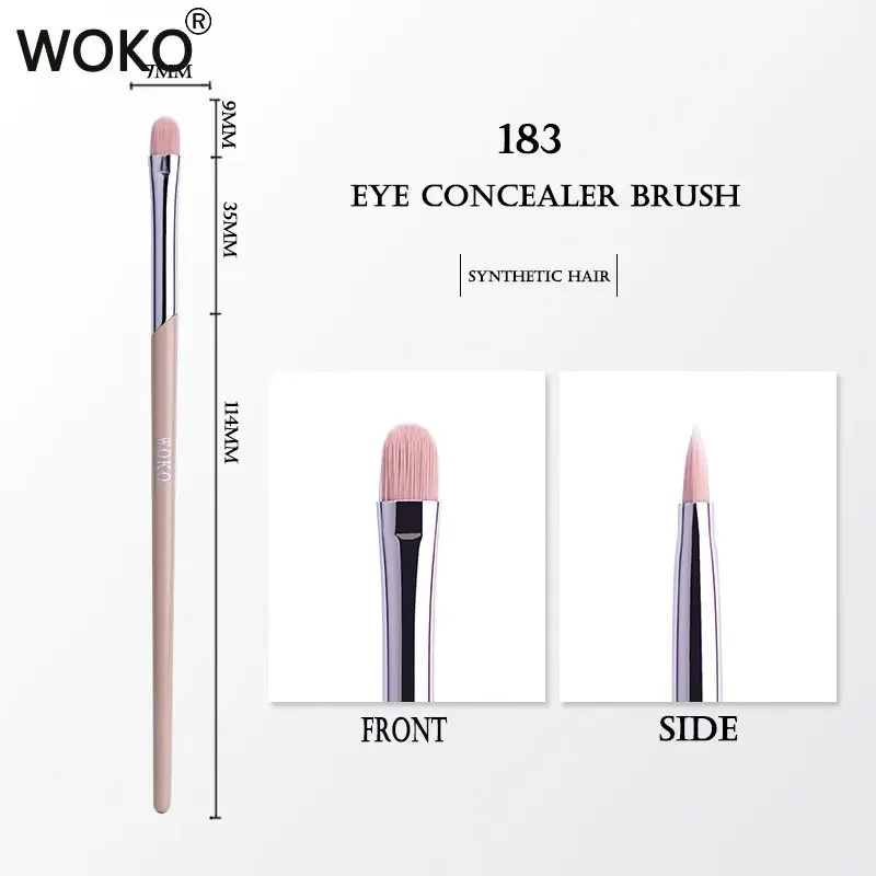 Makeup Brush Eyeliner Smoky Eyeshadow Brush Smudge Shadow Gel Eye Liner Eye Shadow Makeup Brush Pink Fashion Fenty Style Series