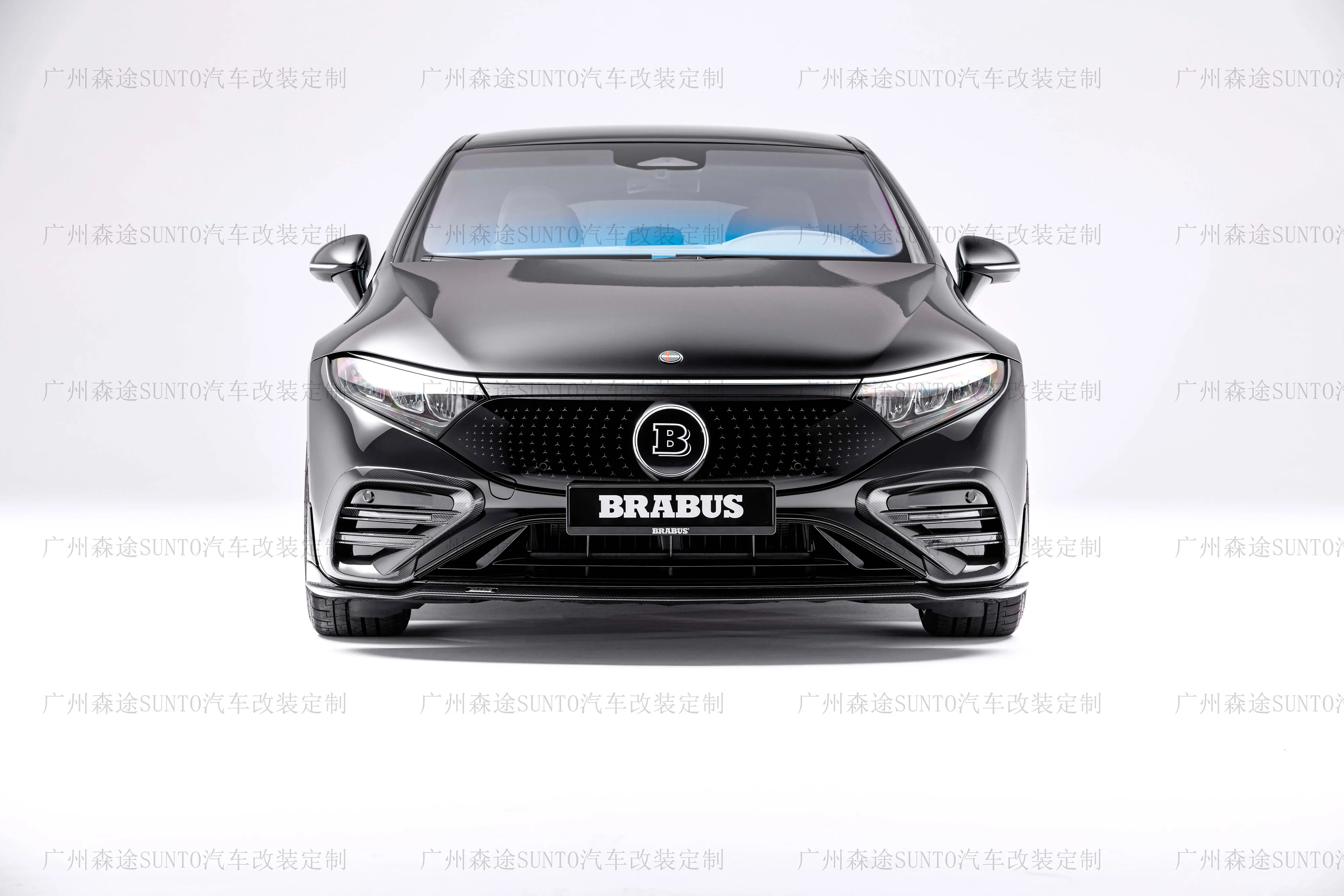 fro Mercedes-benz EQS EQE  Body Kit Front scoop rear spoiler tuyere High quality carbon fiber