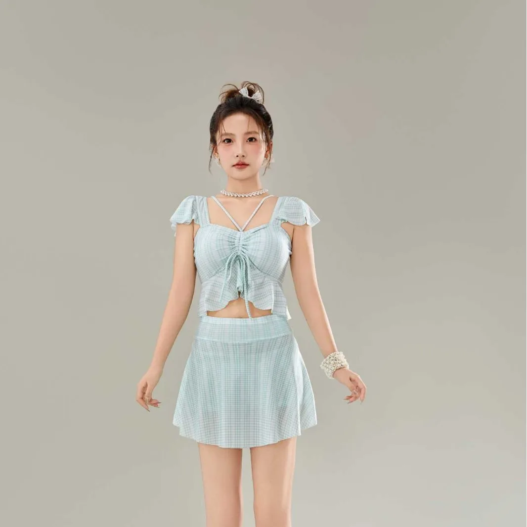 New Split Swimsuit for Women Split Swimsuit for Women Soaking in Hot Springs To Show Off Weight Conservative Hot Spring Swimsuit