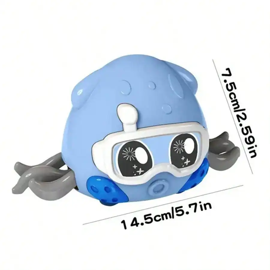 Children Funny Octopus Pull Back Car Toys Cartoon Cute Running Octopus Creative Simulation Crawling Octopus Toy Children's Gifts