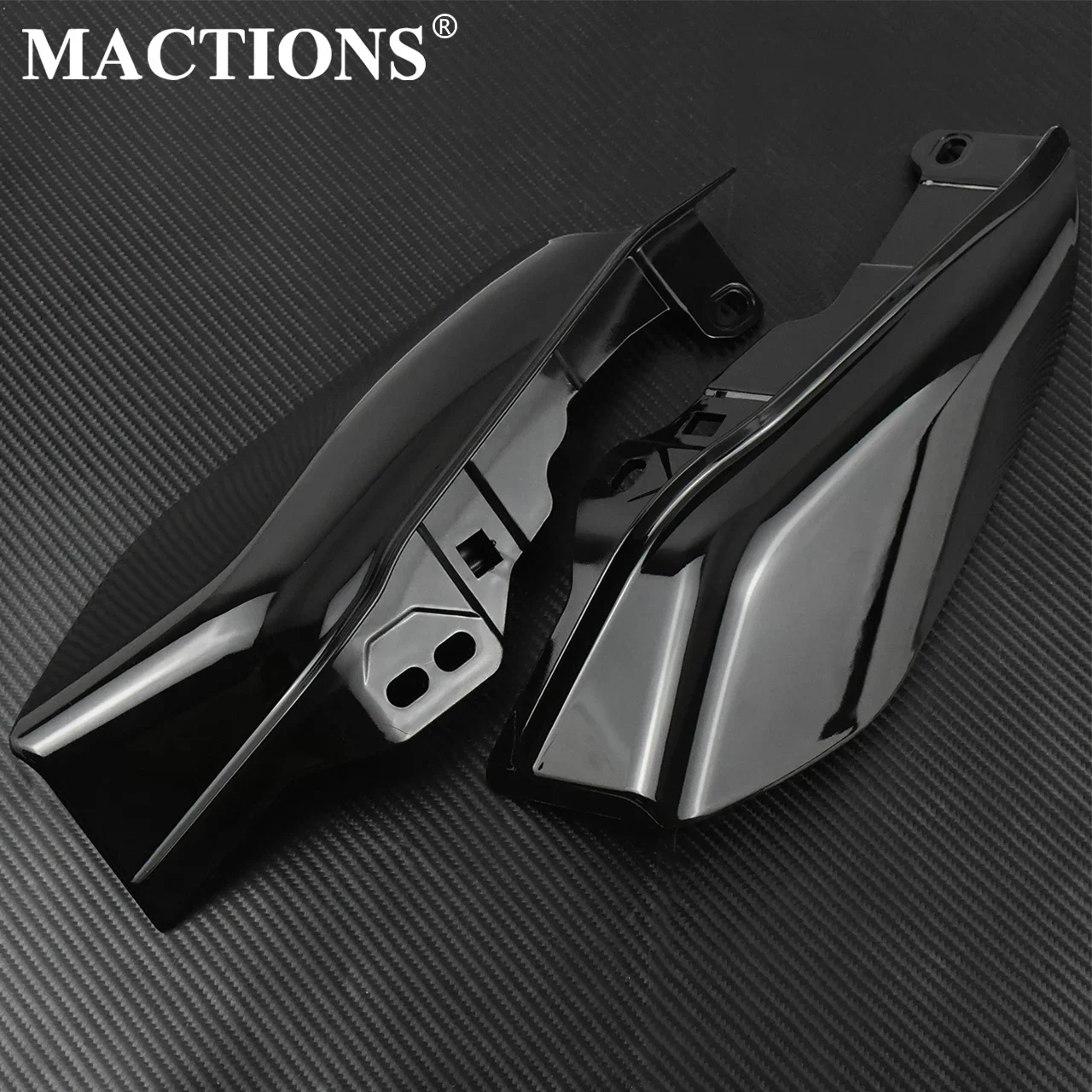 Motorcycle Mid-Frame Air Deflector Heat Shield Fits For Harley Touring Street Glide FLHX Electra Glide Tri Glide CVO 2017-2023