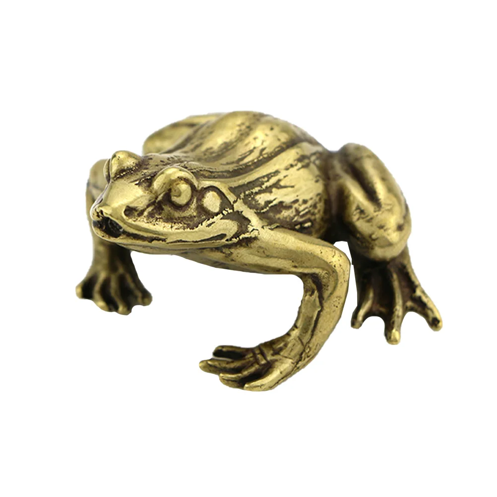 

Garden Frog Statues Decor Copper Ornament Decorations Float Ornaments Sculpture