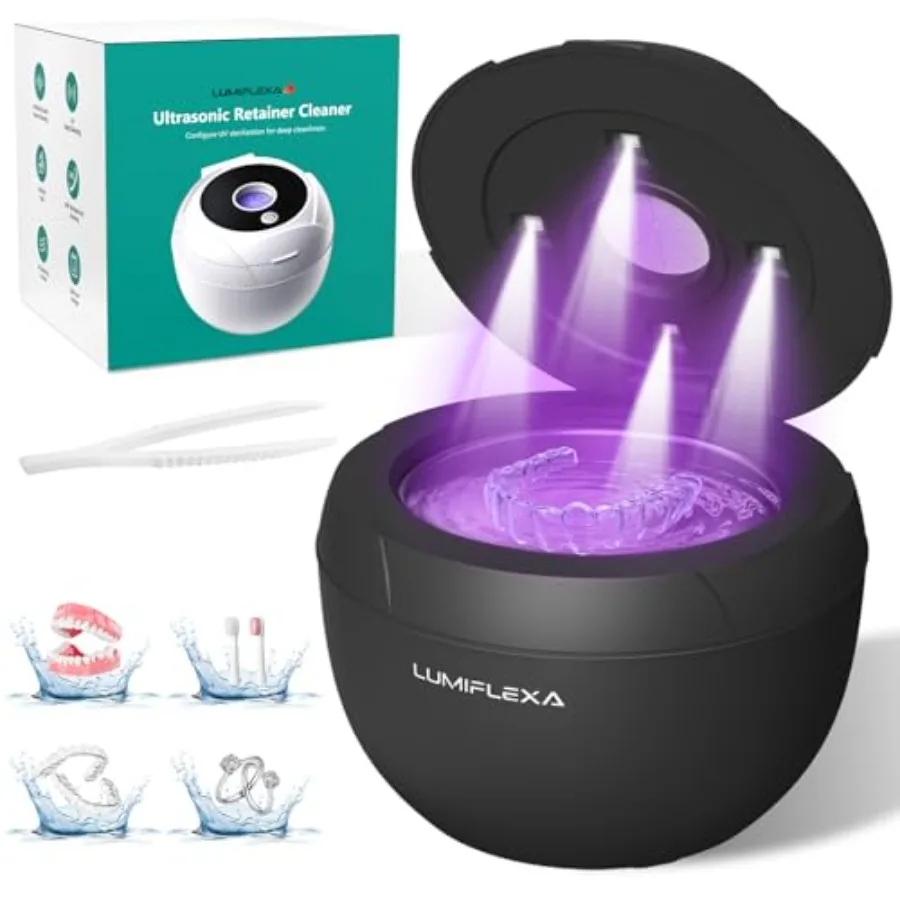 

Ультразвуковой очиститель для ретейнеров - 45 кГц, 4 режима, для зубных протезов, элайнеров, капп, брекетов